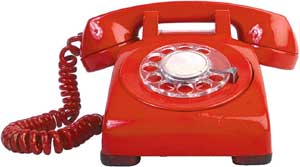 rotes Telefon