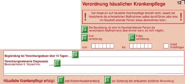 Ausschnitt Formular