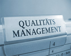Schild Qualitätsmanagement